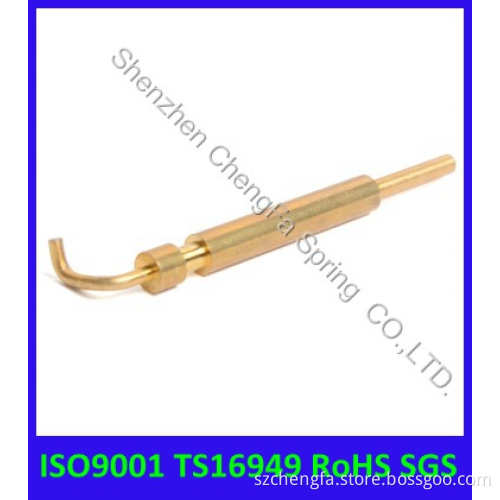 Precision Turned and Bent Part with Brass